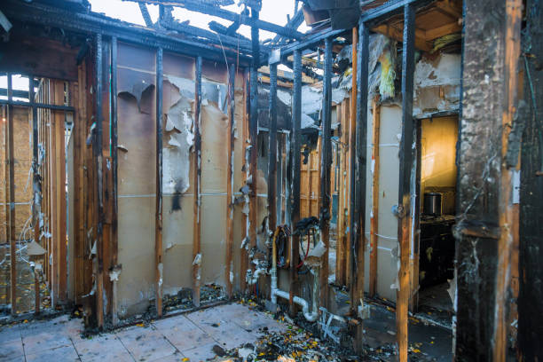Professional Soot Cleanup technician working in Woodstock, VA